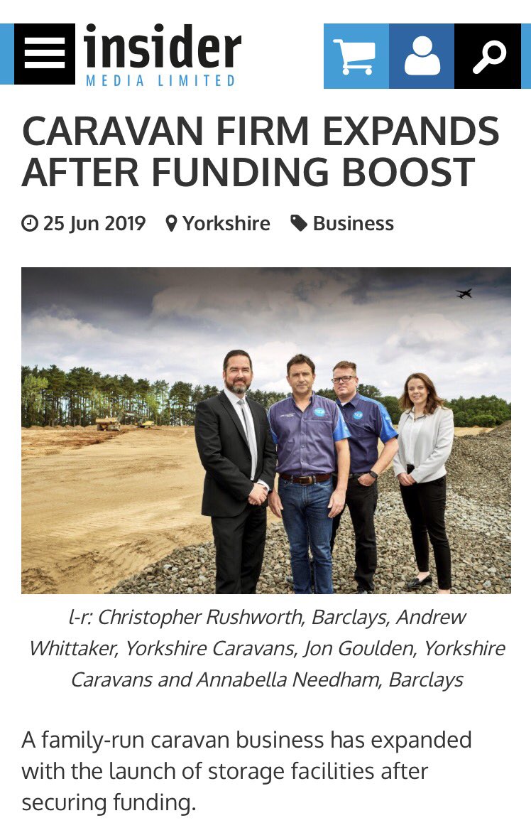 ycleisure's tweet photo. Exciting times ahead with our extended storage facilities for up to 1,000 caravans making us one of the largest facilities in the North! For more details call 01302 710366 #caravan #caravanning #expansion @yorkshirepost https://t.co/VbnTN4FXqB