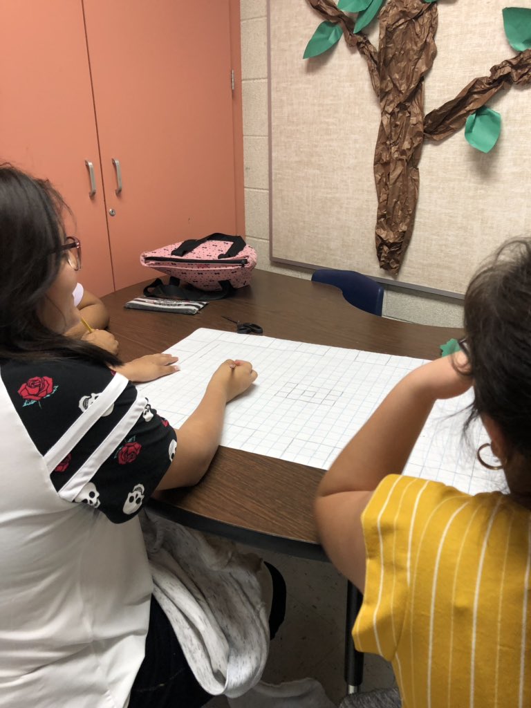 Miss_MMunoz's tweet image. Students conferencing about how to plan out their Community Parks. @StehlikStallion @STARS_902 @AldineSTEM #AISDSUMMERCAMP #CampStehlik #ExploreLearnShare