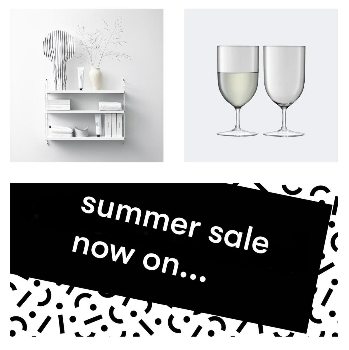 Summer Sale continues... So pop in store or online to snap up a bargain or two 🖤 

#summersale #shoplocal #shopindependent #insidestoreldn #stringshelving