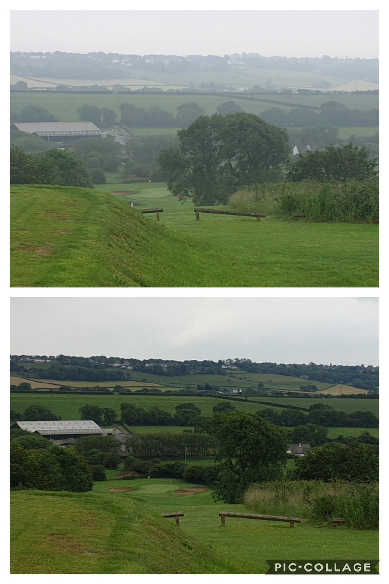 Day of tree work has made a huge difference to a few of the holes on the course. <a href="/WenvoeCastle_GC/">WenvoeCastleGolfClub</a>  before and after pic