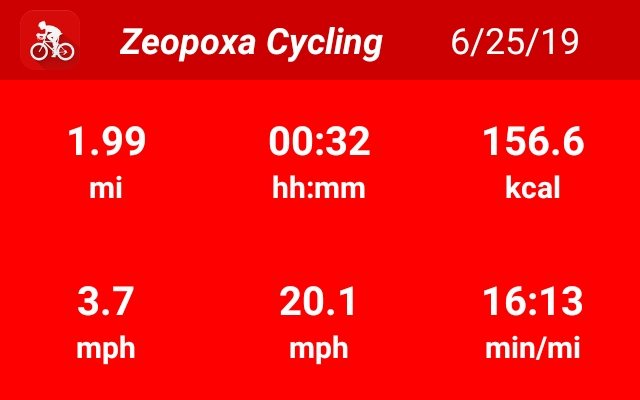 be_kept's tweet image. Had a nice bike ride today.