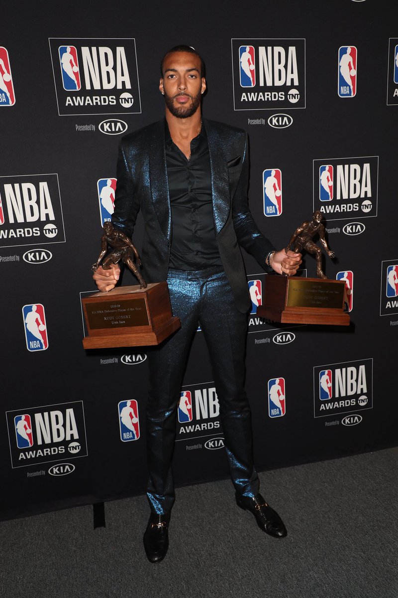utahjazz's tweet photo. Woke up like this

#DPOY x 2 https://t.co/mENd5cRuk6