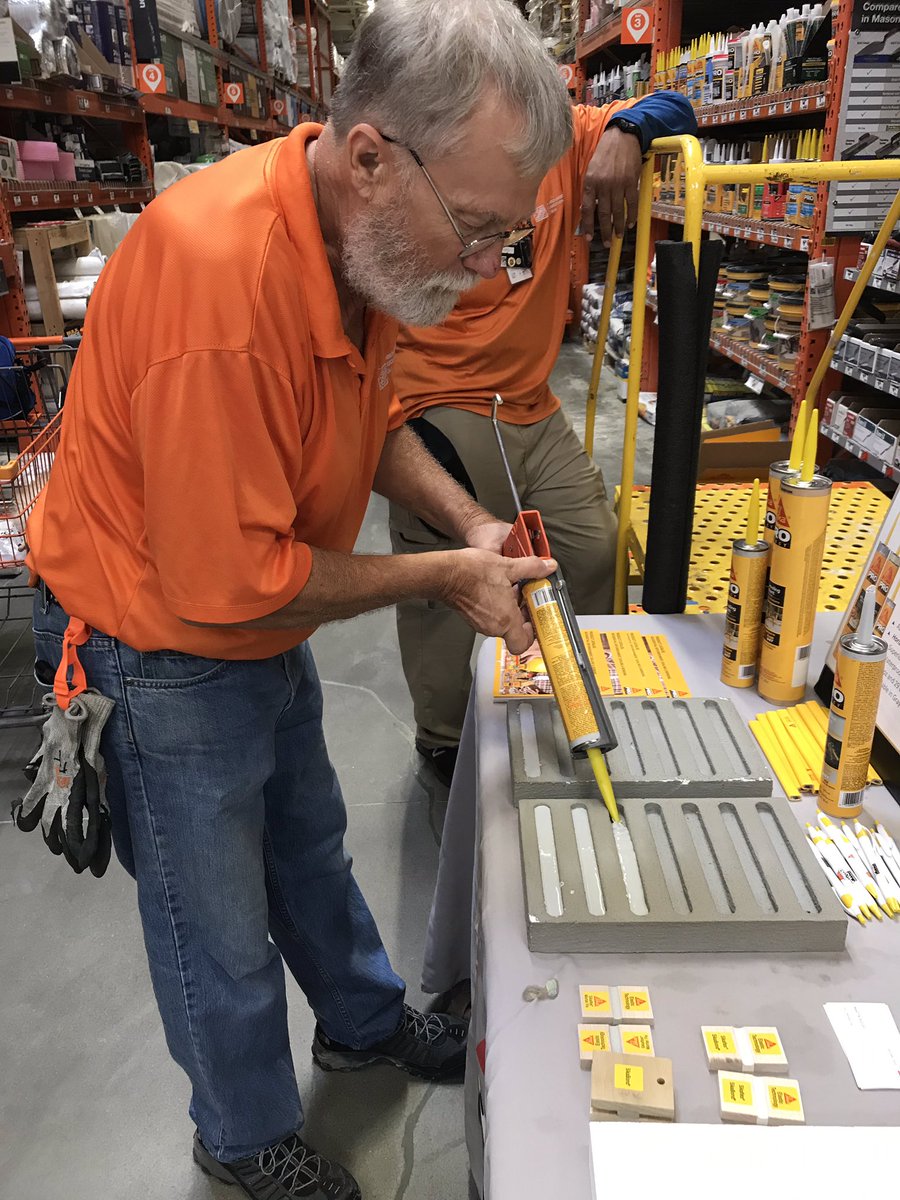 GaS1KAProRep's tweet photo. Thanks to @HomeDepot store 131 in John’s Creek this morning for joining in the demo and supporting @Sika_USA products! #SikaProSelect #ProPartnership https://t.co/FQll0HxLPu