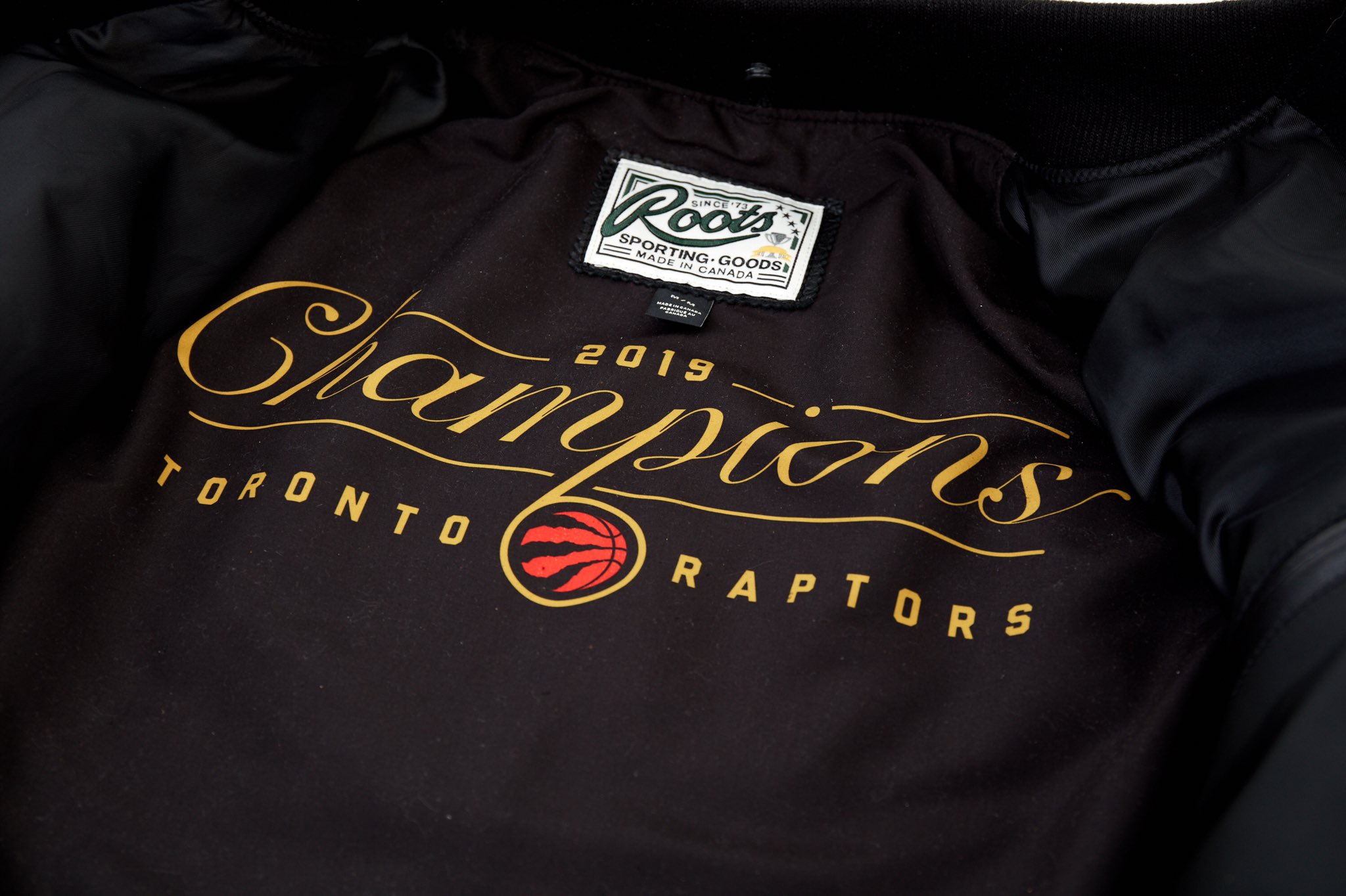 roots raptors championship jacket