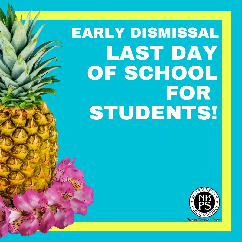 Today is the final day of the 2018-19 school year – and we’re having an early dismissal  #ALLIN4NB