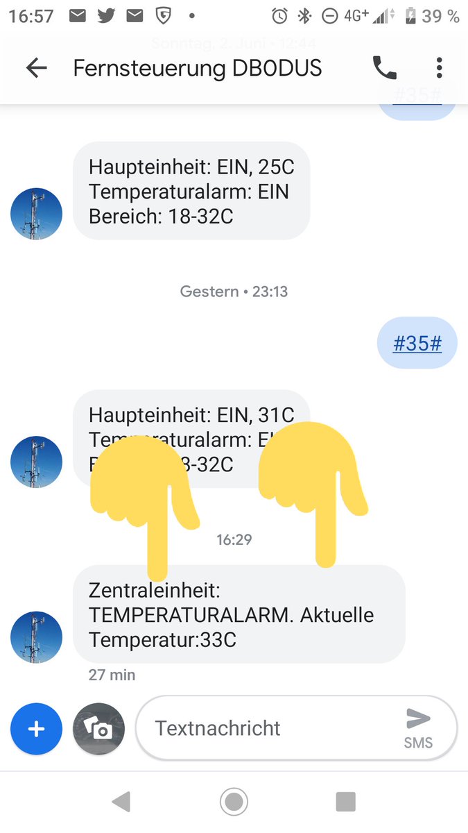 DG2EBN's tweet photo. ..... meanwhile at #DB0DUS at the airport Duesseldorf
#hot #summer #alert https://t.co/w02BqM5URv