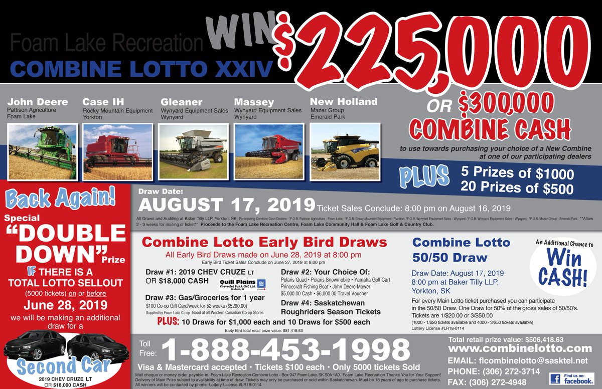 Foam Lake Rec tweet media