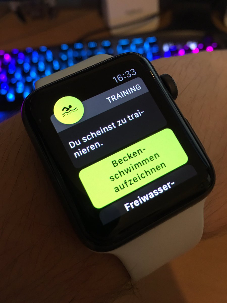Nein, ich schwitze nur. #AppleWatch #hitzewelle