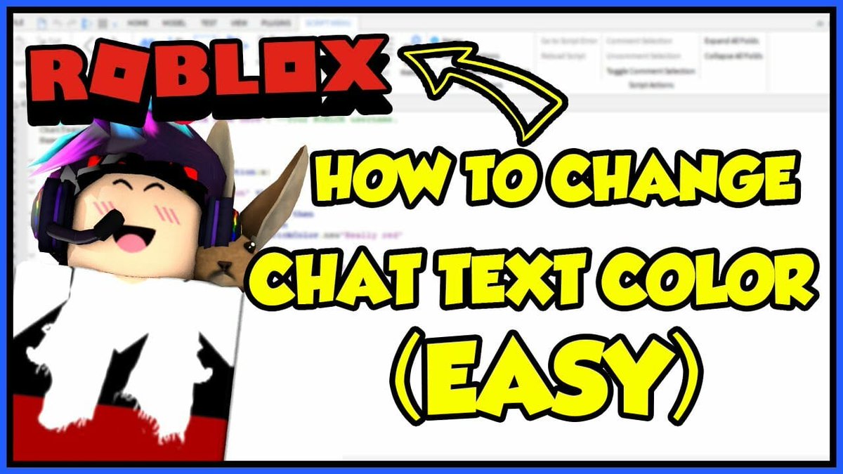 Pcgame On Twitter Roblox Tutorial How To Change Your Chat Text - how to load roblox characters roblox studio tutorial