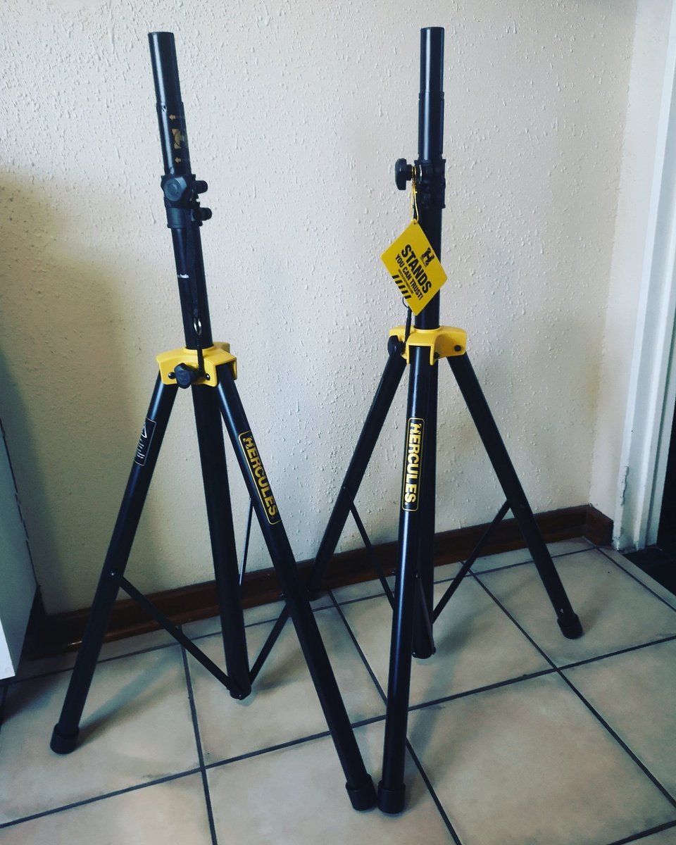SoundToday_za's tweet photo. New additions to the family #speakerstands #Events #eventplanner #PaSystem #SoundToday #Herculespeakerstands #hercules #Respect #President #Chooseday #TheLionKing
Get in touch : Book@soundtoday.co.za https://t.co/bzcKfrFjyQ