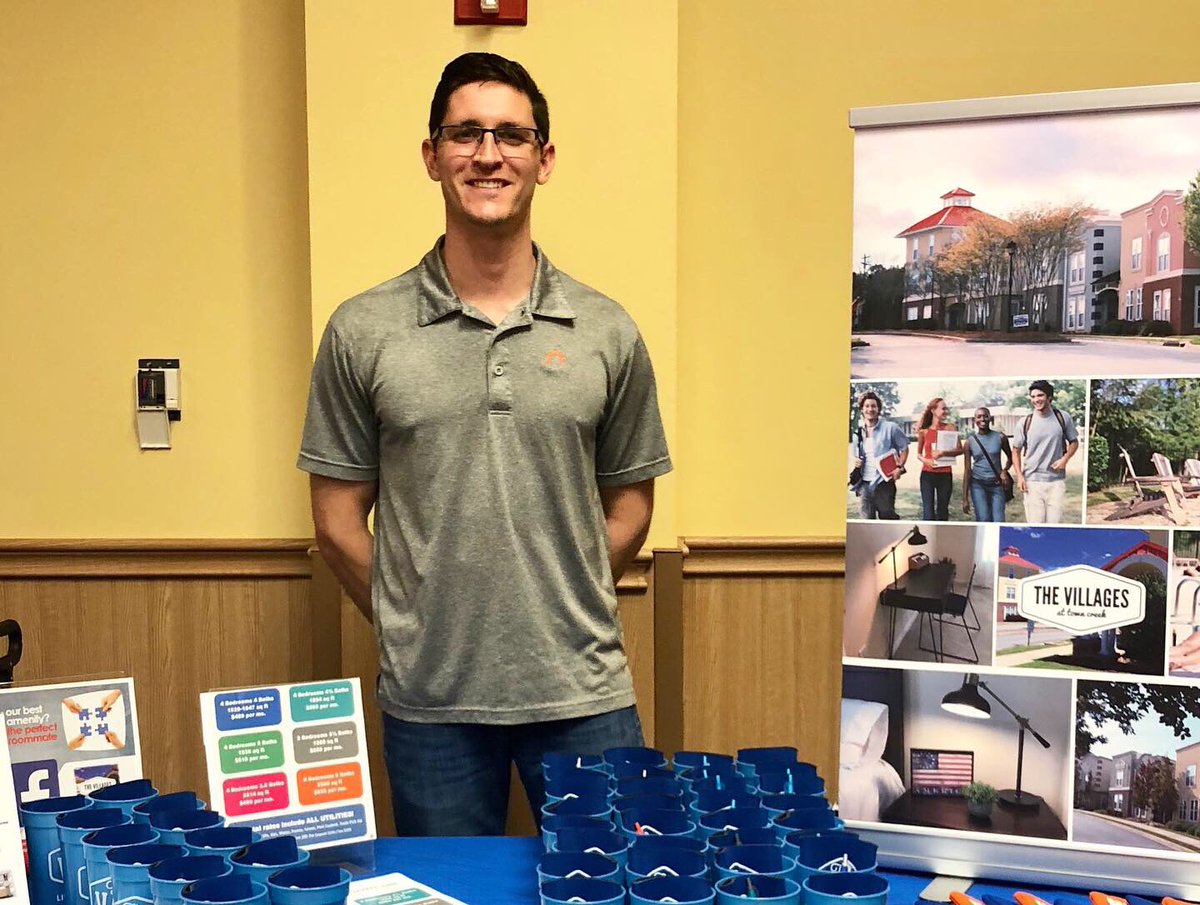 Hey Students! 👋
Still looking for Fall ‘19 housing? 
Come see us on campus all summer at orientations for unbeatable leasing specials at multiple awesome locations! 🏡🏢🏘