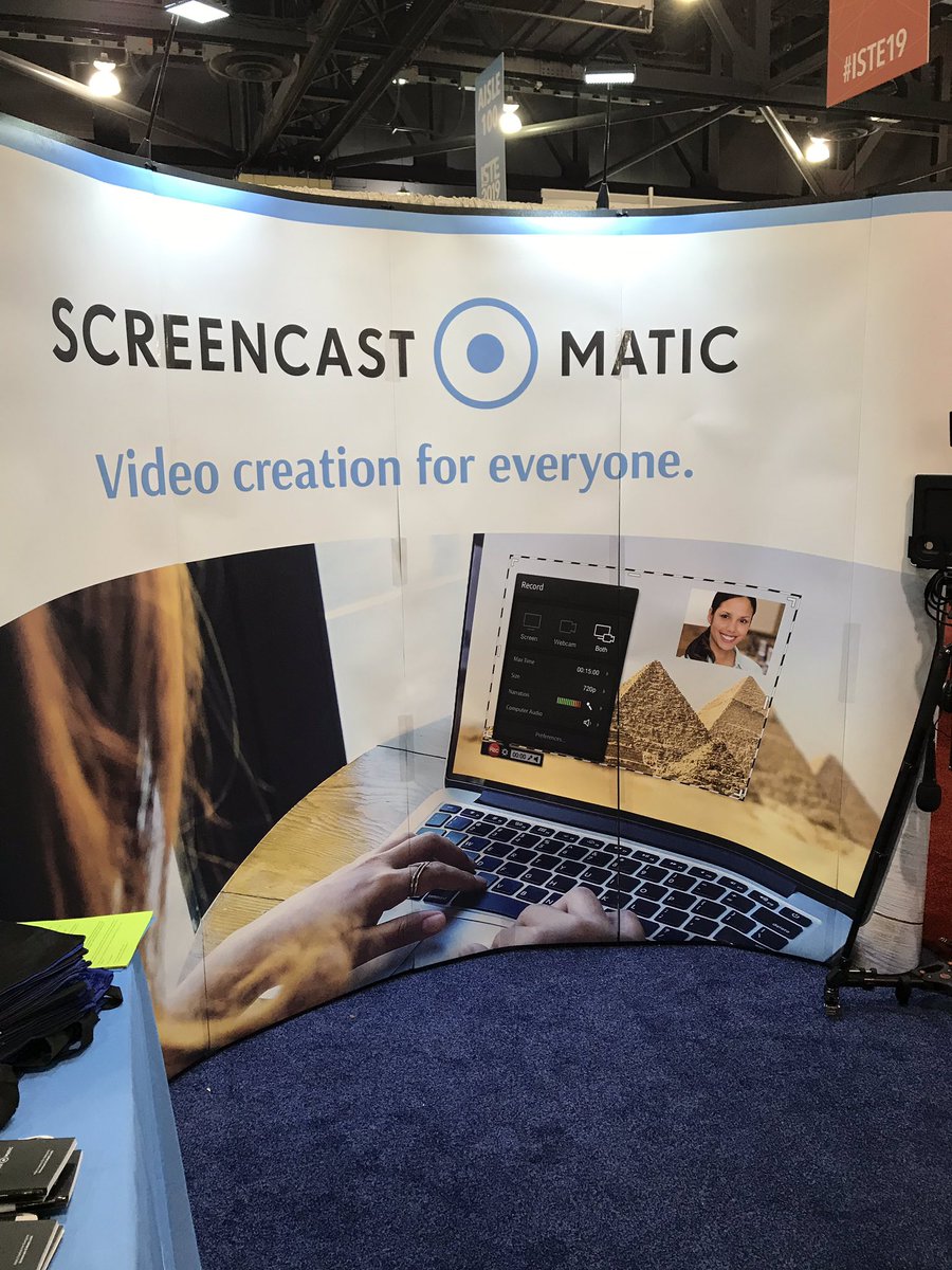 #iste2019 checking out <a href="/screencasto/">Screencast-O-Matic is now ScreenPal</a>