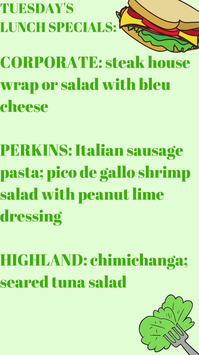 Come eat lunch with us!