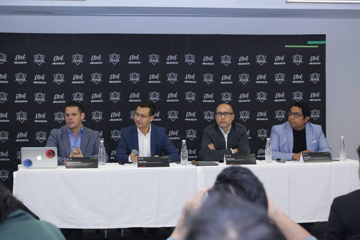 femesmex's tweet photo. Da inicio nuestra conferencia de prensa donde presentamos a @EliotMedia como nuestro broadcaster oficial y partner estratégico en @femesmex. ¡Construye tu legado! #FemesMex #FemesEliotMedia https://t.co/9z8FQali4y