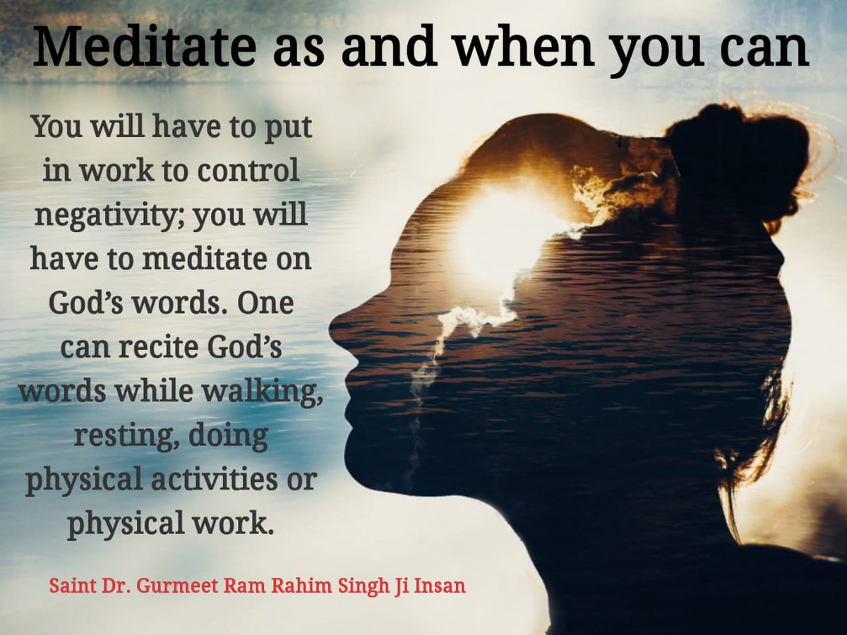 HarjinderKatar2's tweet photo. https://t.co/zejaqL7UUi 
#BoostYourPositiveEnergy 
St. @Gurmeetramrahim Ji has taught method of meditation to millions of people, who embraced it to incorporate positivity, peace and health into their lives. https://t.co/qXw3NQHV6N