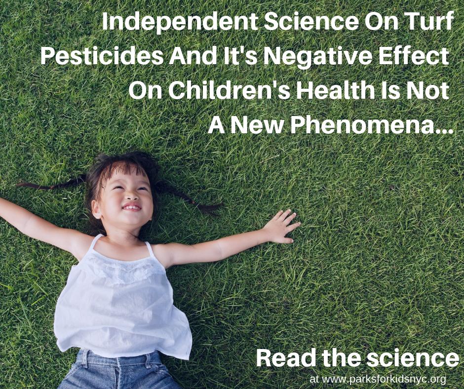 ParksForKidsNYC's tweet photo. Read the science about the health issues caused by toxic pesticides. Help ban these chemicals in NYC parks by supporting Intro #1524- The Childsafe Parks Act. 
#SafeParksNYC
https://t.co/DSF1JHTEjw https://t.co/51OlnztmoH