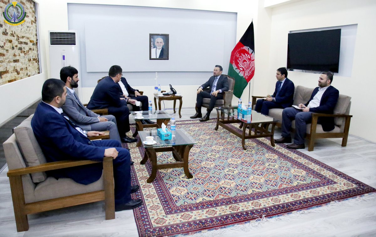 Met with @etisalat Chairman MR M. Yousaf Alsad and #etisalatAfghansitan News CEO Mr. Matthew Willsher to discuss Internet prices, quality of services and accountability of mobile services taxes in Afghanistan.