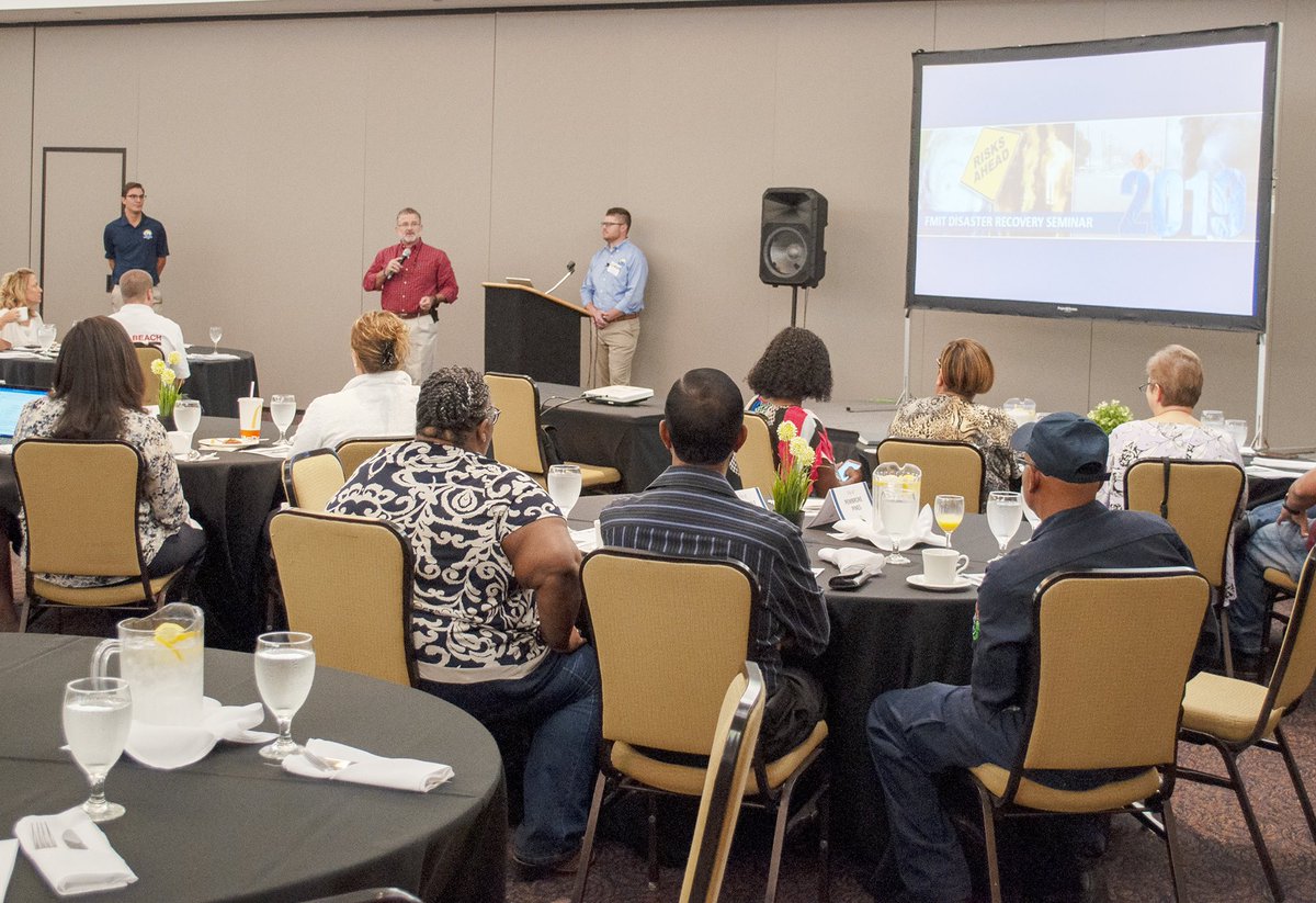 FLCities's tweet image. Is your team ready for the next disaster? We’ve been on the front lines for all four hurricanes over the past three years and stand ready to make sure you’re prepared this year. Join us for our last disaster preparedness seminar. Learn more: bit.ly/2XxCH6z #FMIT #Synergy