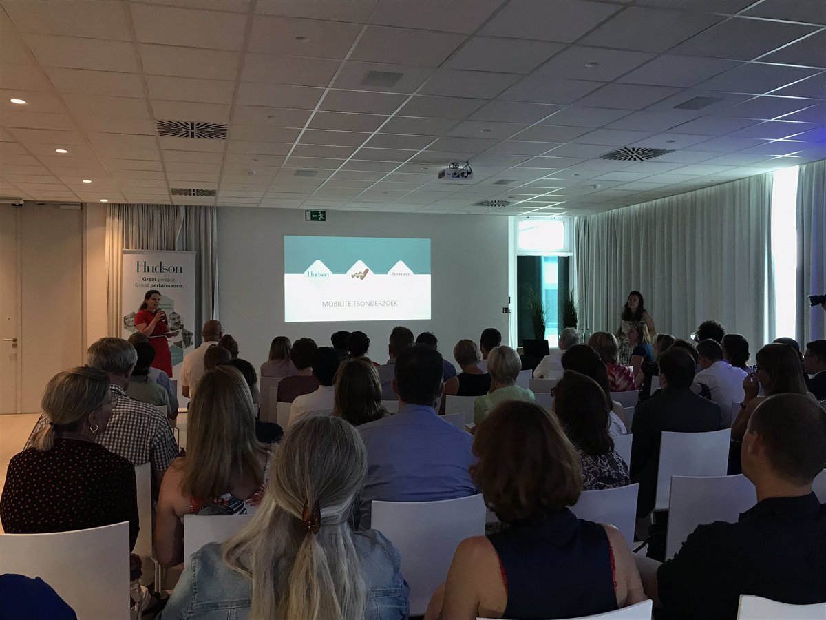 TrajectMobility's tweet photo. “38% van de bedrijven is intensief bezig met #mobiliteit.” Volle zaal voor presentatie onderzoek #mobiliteit en #verloningsbeleid v @Hudson_be @LeasePlanBE en @TrajectMobility https://t.co/lxoNx4cPtc