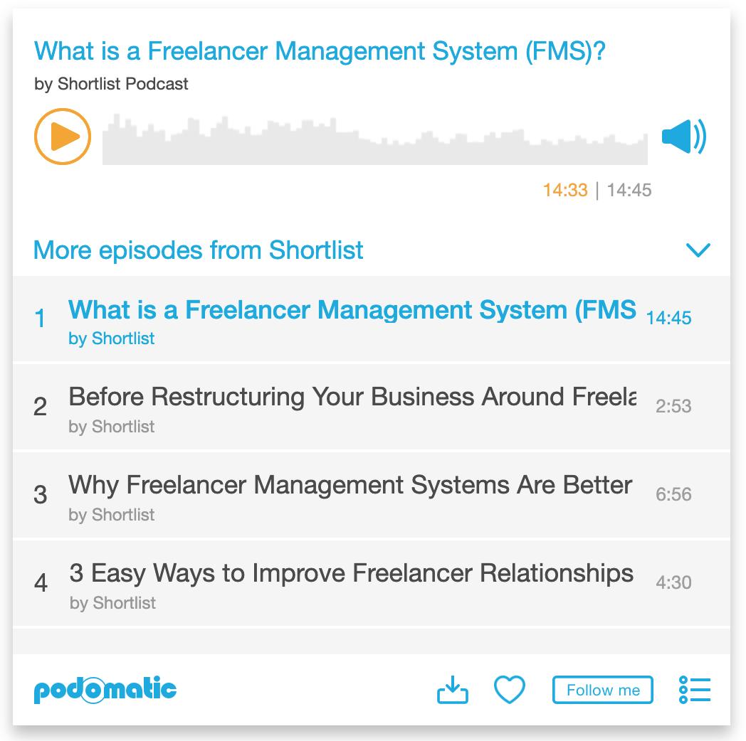 We've launched the @shortlist_co #podcast! So far we have 4 episodes about #managing #independent #contractors and #freelancers, #compliance and other #workforcemanagement-related topics. Subscribe now 👉 shortlist.podomatic.com
#fms #gigeconomy #contractworkers #temporaryworkers