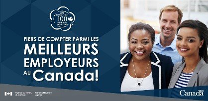 L'Agence du revenu du Canada est fière d'avoir été nommée l'un des 100 Meilleurs Employeurs au Canada. Joignez-vous aux quelque 40 000 personnes qui travaillent actuellement ici! Postuler aujourd'hui:
ow.ly/Bkcs50unIcD