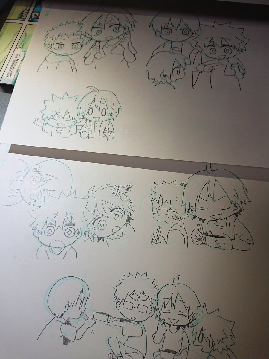#このタグを見た人はラフ画とその完成絵を見せる

これが、こうなって、こう!! 