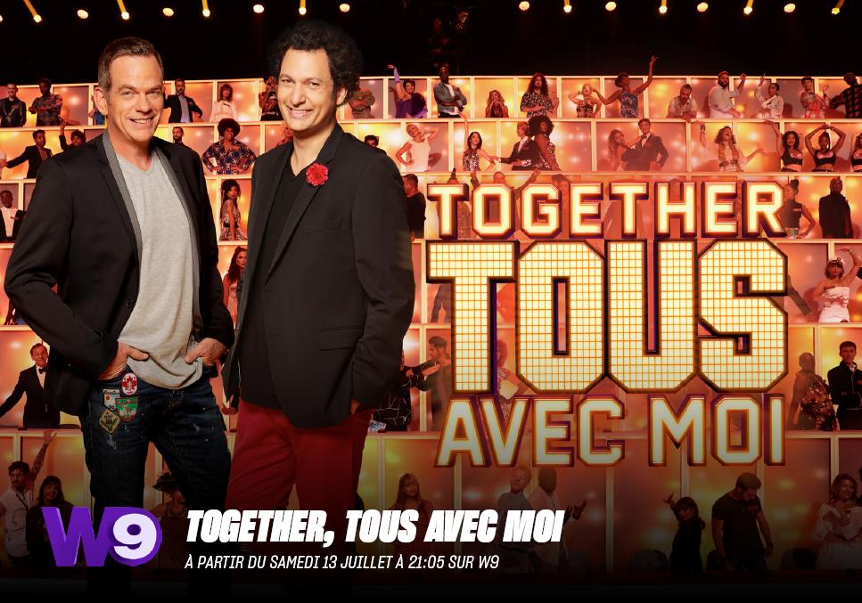 W9's tweet photo. #Together, tous avec moi, présenté par @eric_antoine avec @Garou_officiel c'est samedi prochain à 21:05 sur W9 https://t.co/CWH0IgMO1Q