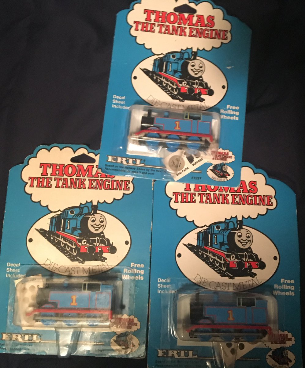 1984 Ertl Thomas with RWS sticker face and white running board