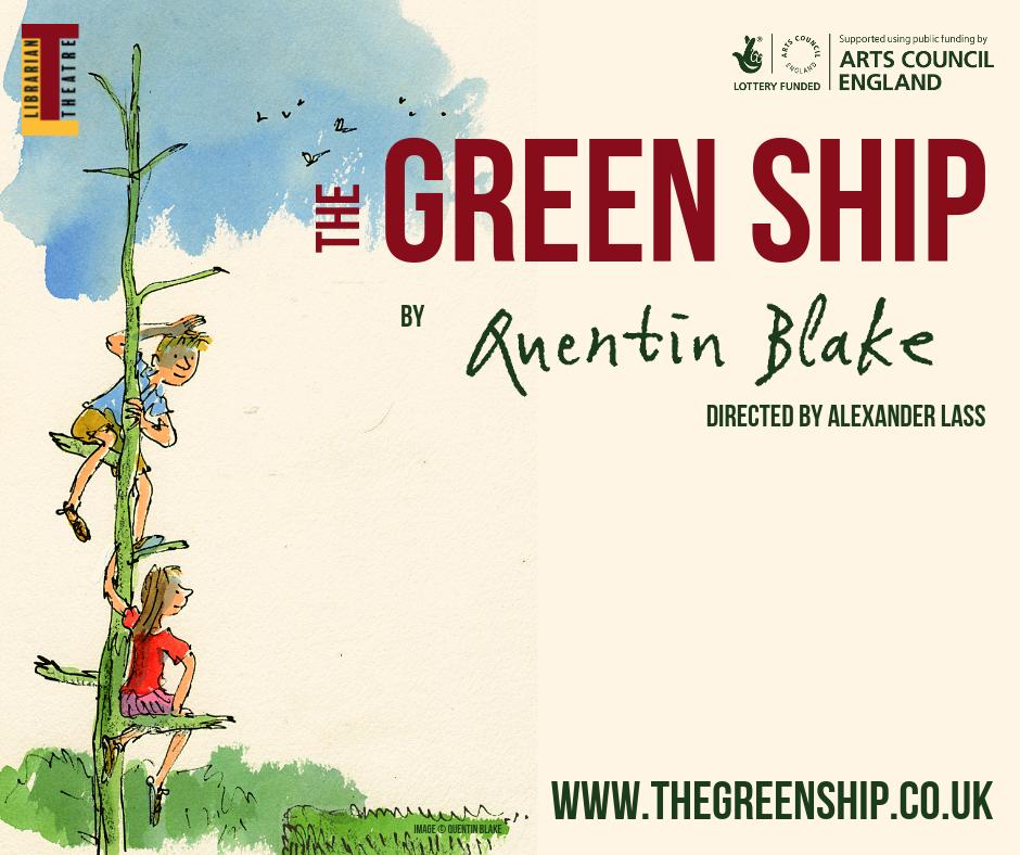 .<a href="/LibrarianTheatr/">Librarian Theatre</a>'s The Green Ship is sailing into <a href="/GuildfordLib/">Guildford Library</a> this Saturday, 29th June!
Tickets available here!
librariantheatre.com/events/29th-ju… …
#Guildford #LoveLibraries #LoveYourLibrary
@QuentinBlakeHQ
<a href="/SurreyLibraries/">Surrey Libraries UK</a>