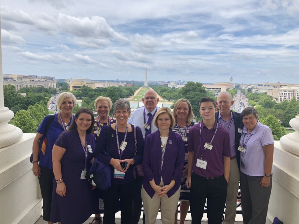 The view from the @USSenate side of the Capitol is breathtaking.  Making #MomentsMatter in DC today for @PanCAN