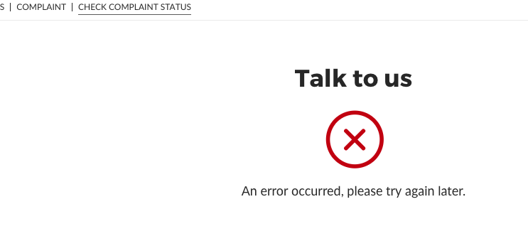 acacio88's tweet photo. @tapairportugal my flight TP927 was cancelled 2 days ago. I got notified 2h prior to the flight...I filed a complaint in order to be compensated in accordance to EC261. Today I tried to look at the status and the following happens...Nice.. https://t.co/kQFt813nS4