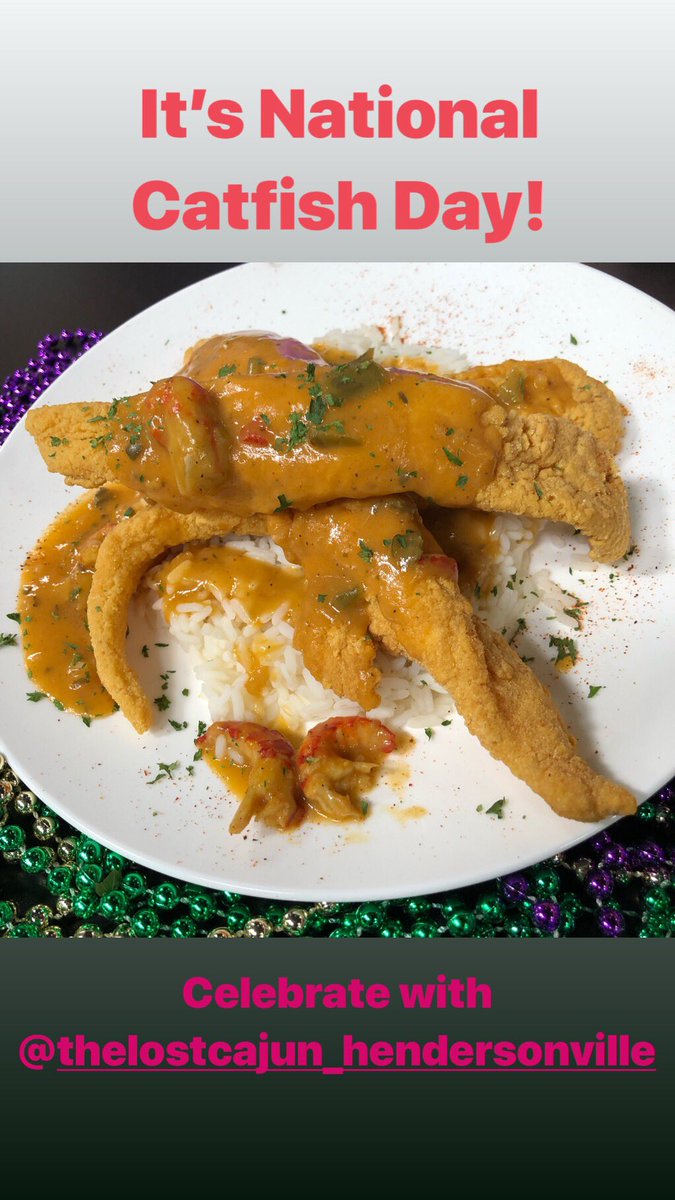 It’s #NationalCatfishDay ! Celebrate with @TheLostCajun_TN ‘s  recipe for Cat-touffee!a