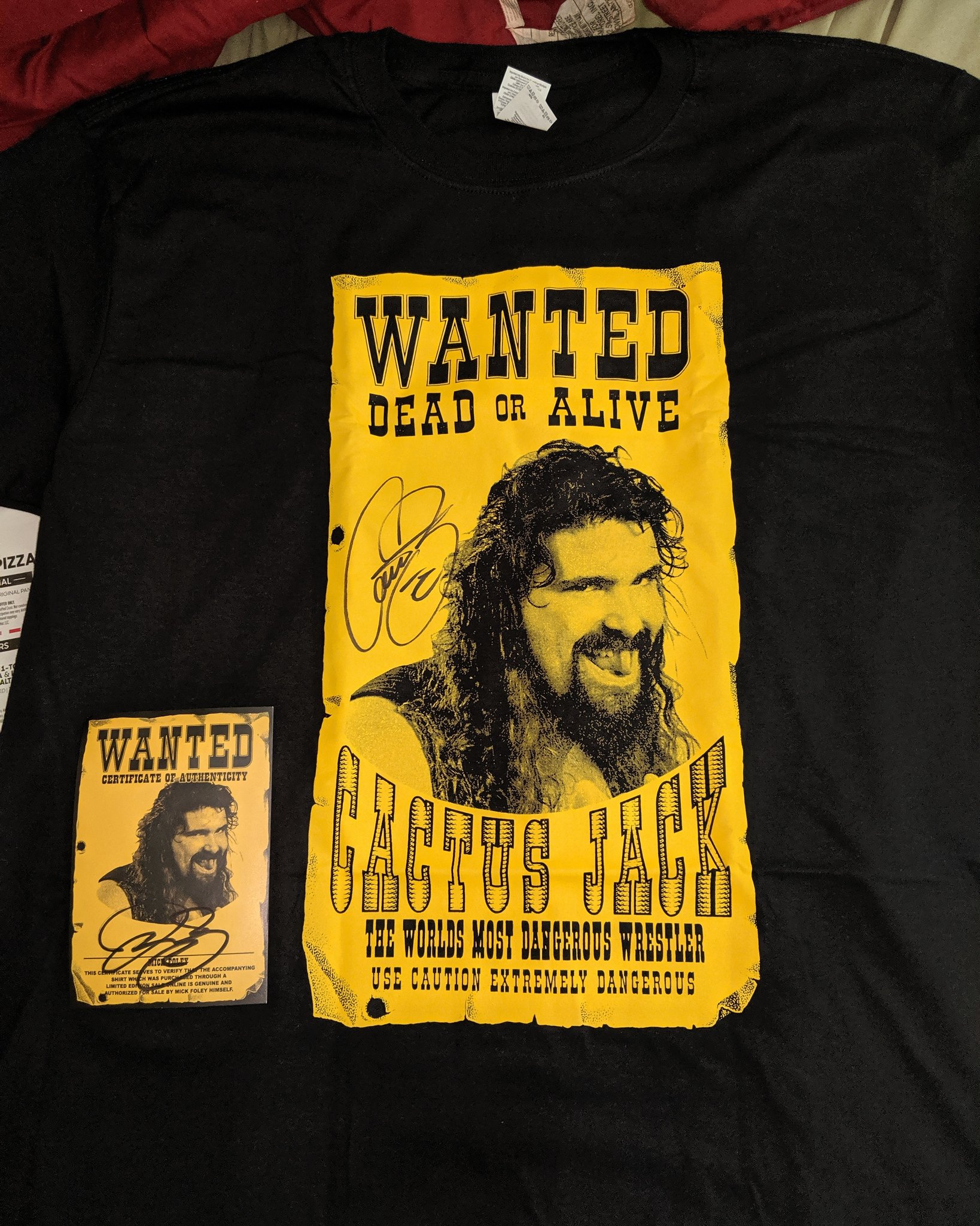 @RealMickFoley this arrived today, I got it as a fan and to help with your fundraiser for Ashley Messaro's daughter. I love it https://t.co/t3YwaVRVad
