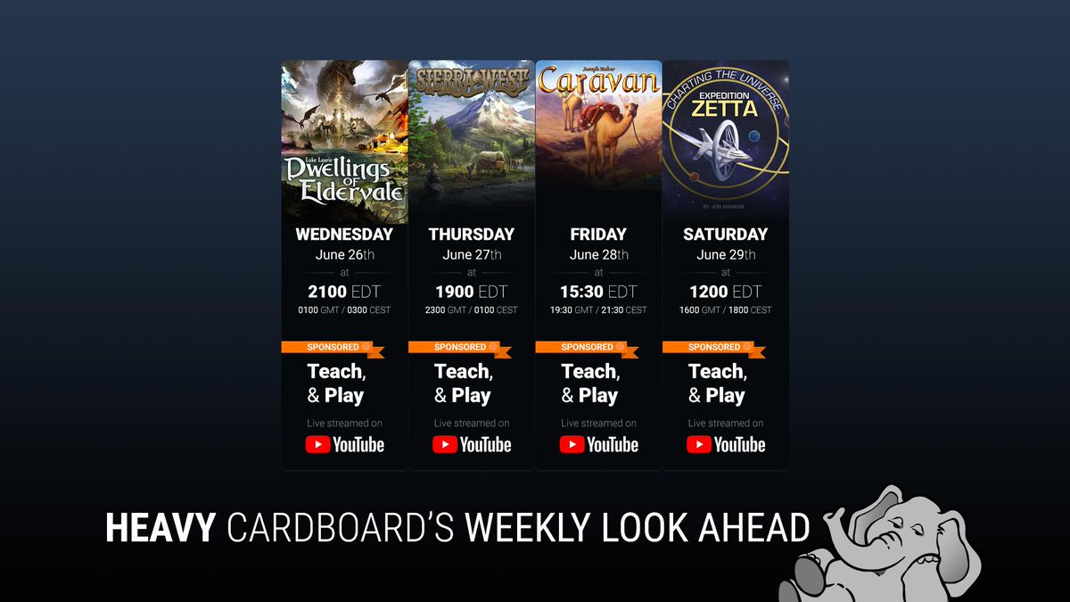 HeavyCardboard's tweet photo. Busy week on the YT channel and more interviews from Origins coming to the podcast. Going to be a lot of fun and hope y'all join us for all of this gaming goodness this week! https://t.co/CEDmVVwQaG