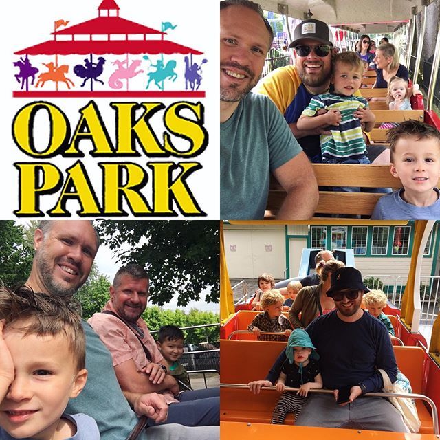 PDXDadsGroup's tweet photo. Had a great meetup at @oaksamusementpark today for their summer Chippers preschool mornings. Kids had a blast. Thanks @oaksamusementpark and @kgwnews for making this program available! #citydads #fatherhood https://t.co/vBAEETHOzT https://t.co/w3QyJClGpQ