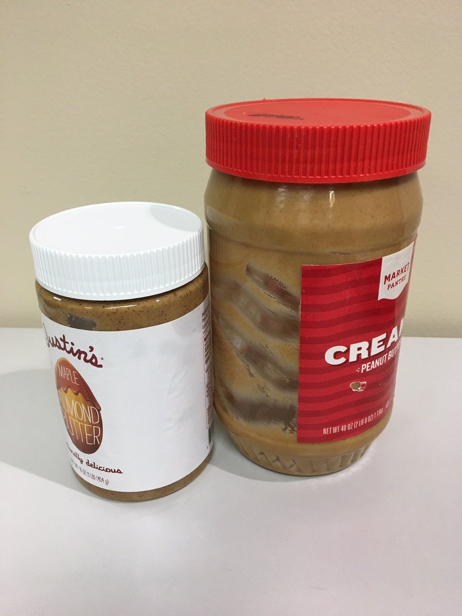 How clean do those nut butter jars need to be before you toss them into the recycling? Just scrape them with a spatula the best you can, put the cap back on, and recycle away! We can manage a bit of that residue. No need to put them through the dishwasher.