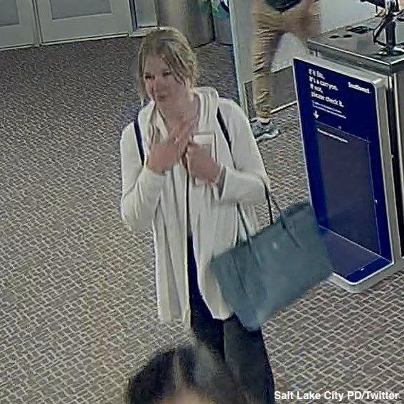 ABC's tweet photo. Police release last known photos of missing University of Utah student Mackenzie Lueck, who disappeared shortly after she was snapped by security cameras deplaning at the Salt Lake City International Airport. https://t.co/3oCjmI9Q7c https://t.co/RaBxrJUZ8i