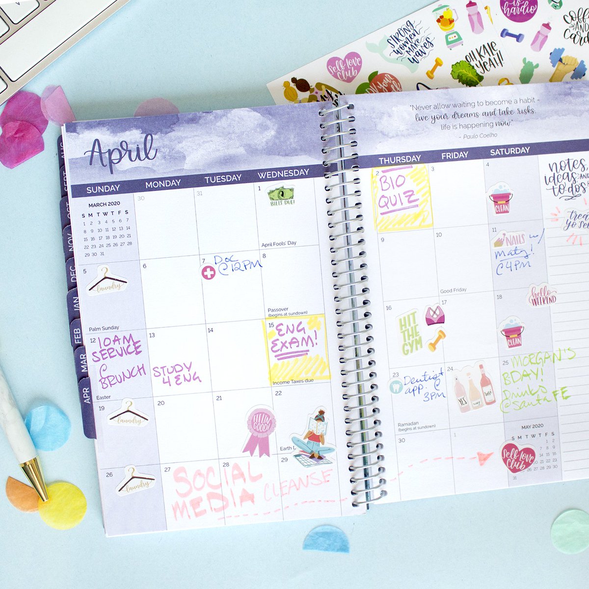 bloomplanners's tweet photo. We've teamed up with @UnlockYourJoy for our newest give back planner! 8% of all proceeds from this planner are donated to @helpwomen! 😊 When you purchase a Project Joy Planner, you are not only empowering yourself &amp; hundreds of other women! 👏🏼 Shop now: https://t.co/4c7RLzLGS9 https://t.co/Hlezd54O2A