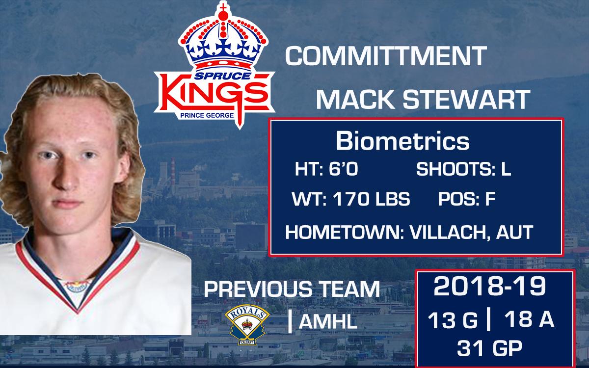 SpruceKings's tweet photo. The Spruce Kings are pleased to announce the commitment of Forward Mack Stewart (01) for the 2019/2020 season

https://t.co/cZFH3rJixs https://t.co/ZxdBYuYwzc