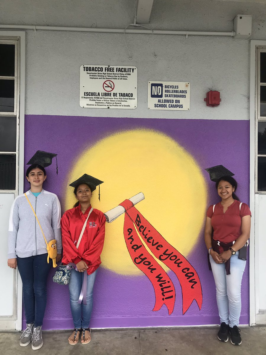 schoolbiz85's tweet photo. ARTS &amp; Granger Griffins coming together to create beautiful art pieces and fill the open canvas that exist within our school...Go Griffins! #suhsd https://t.co/3HW5VE58e9
