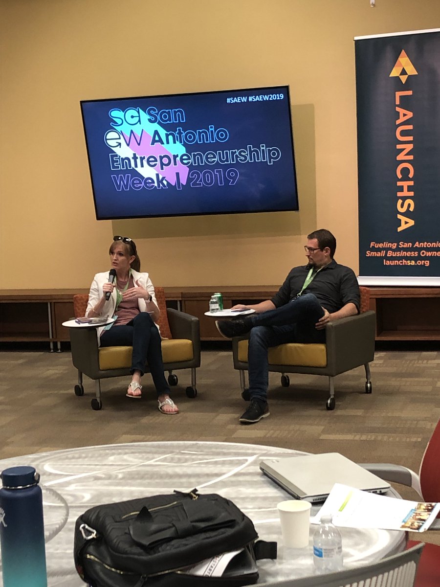Velocity_TX's tweet photo. Our VP of USA Programs #kristacovey is doing a fireside chat with @sportssonar at #saew! https://t.co/OAEwSeh40i