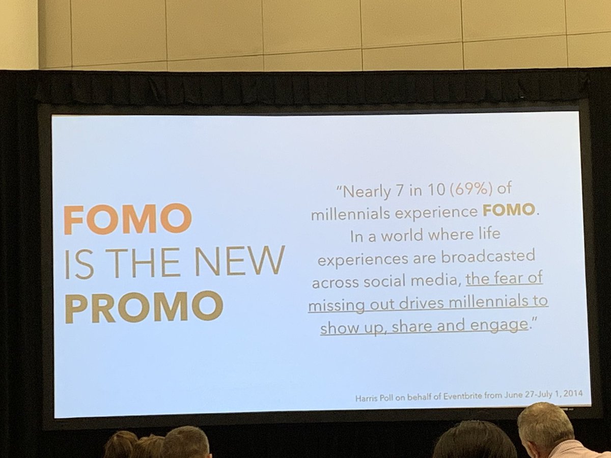 #IRCE19 Doug Stephens explain the concept of #FOMO - Fear of Missing Out for e-commerce