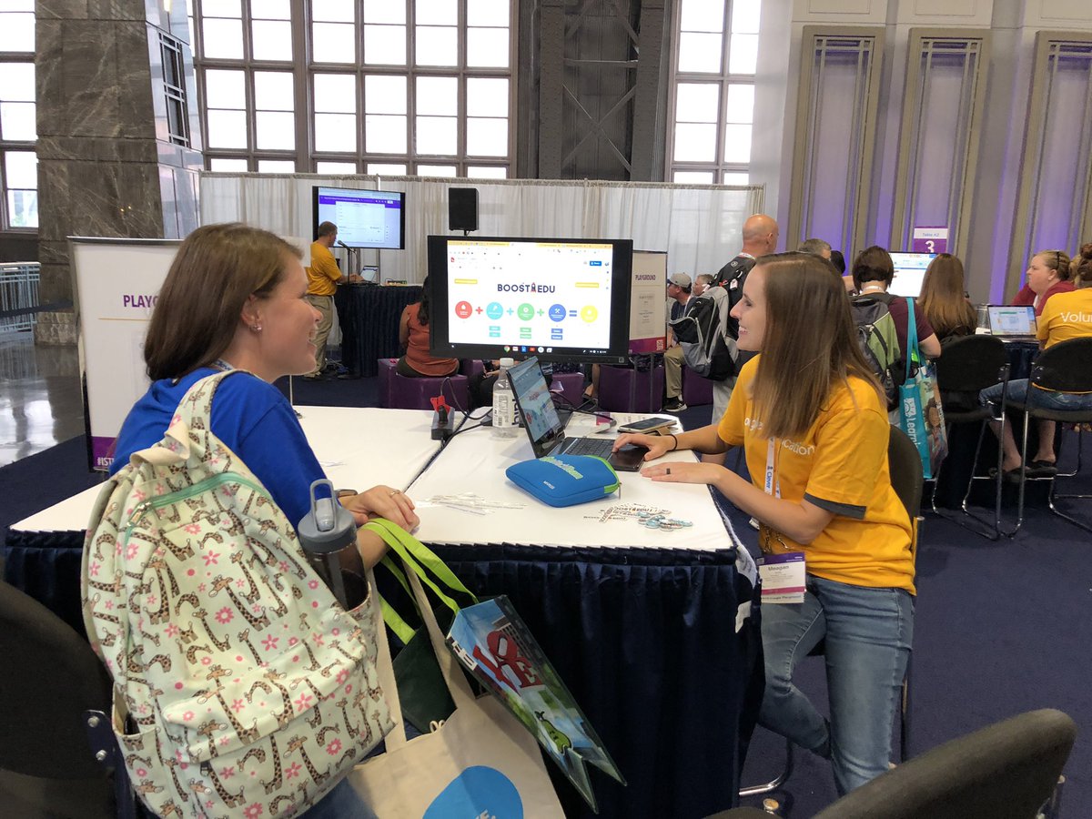 MsVenturino's tweet photo. .@meagan_e_kelly shared her amazing resource @Boost_EDU at the #iste19 Google playground! Find more at https://t.co/tWrInCTiSi!! #GoogleEdu https://t.co/z7vEkUwgDv