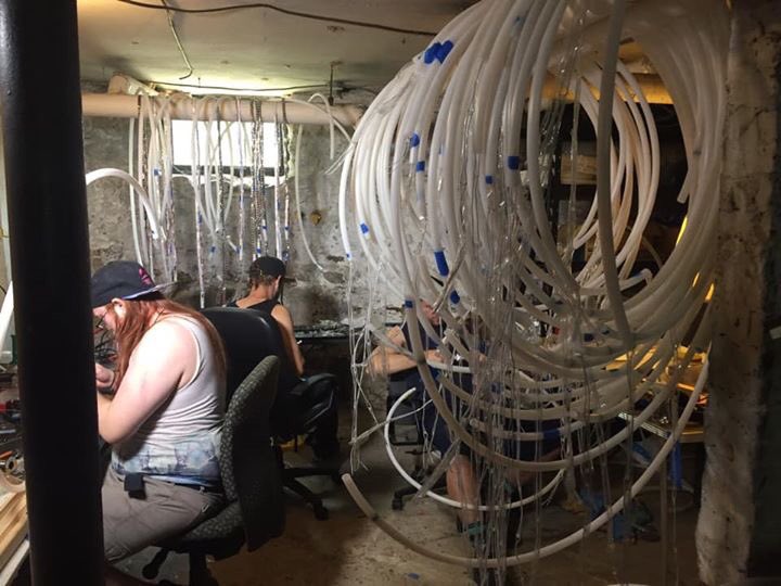 LEDGloves's tweet photo. Hoop production in the making @LEDHoops #GoldHeartGang #LEDGloves https://t.co/Fp4A75fO3q