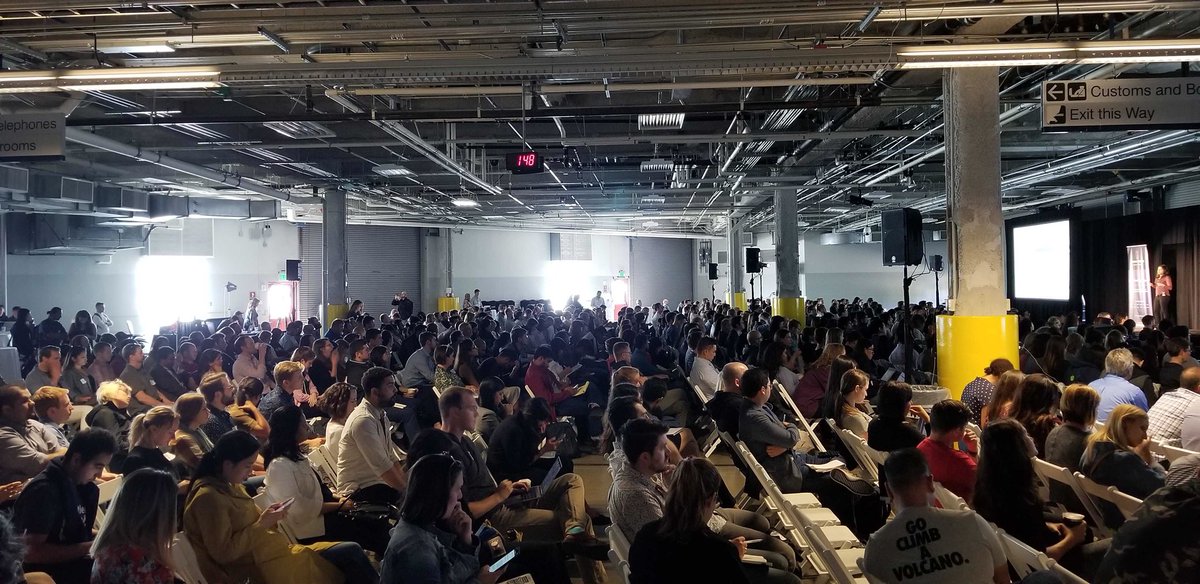 bradonfirst's tweet photo. So many smart and engaged product people at #ProductCon
It’s a great day for #productmanagement https://t.co/GLYm7hSFJ7