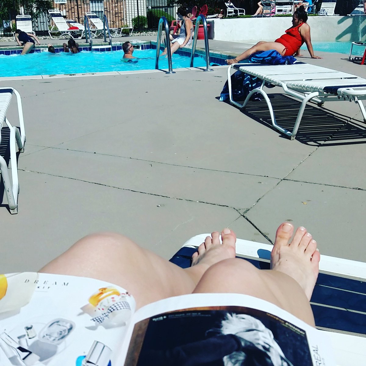 dreambig_gohome's tweet photo. In my happy place. You can't waste a perfect pool day like this! #poolside #ahhhsummer #perfectday https://t.co/vJvqQAbIVY