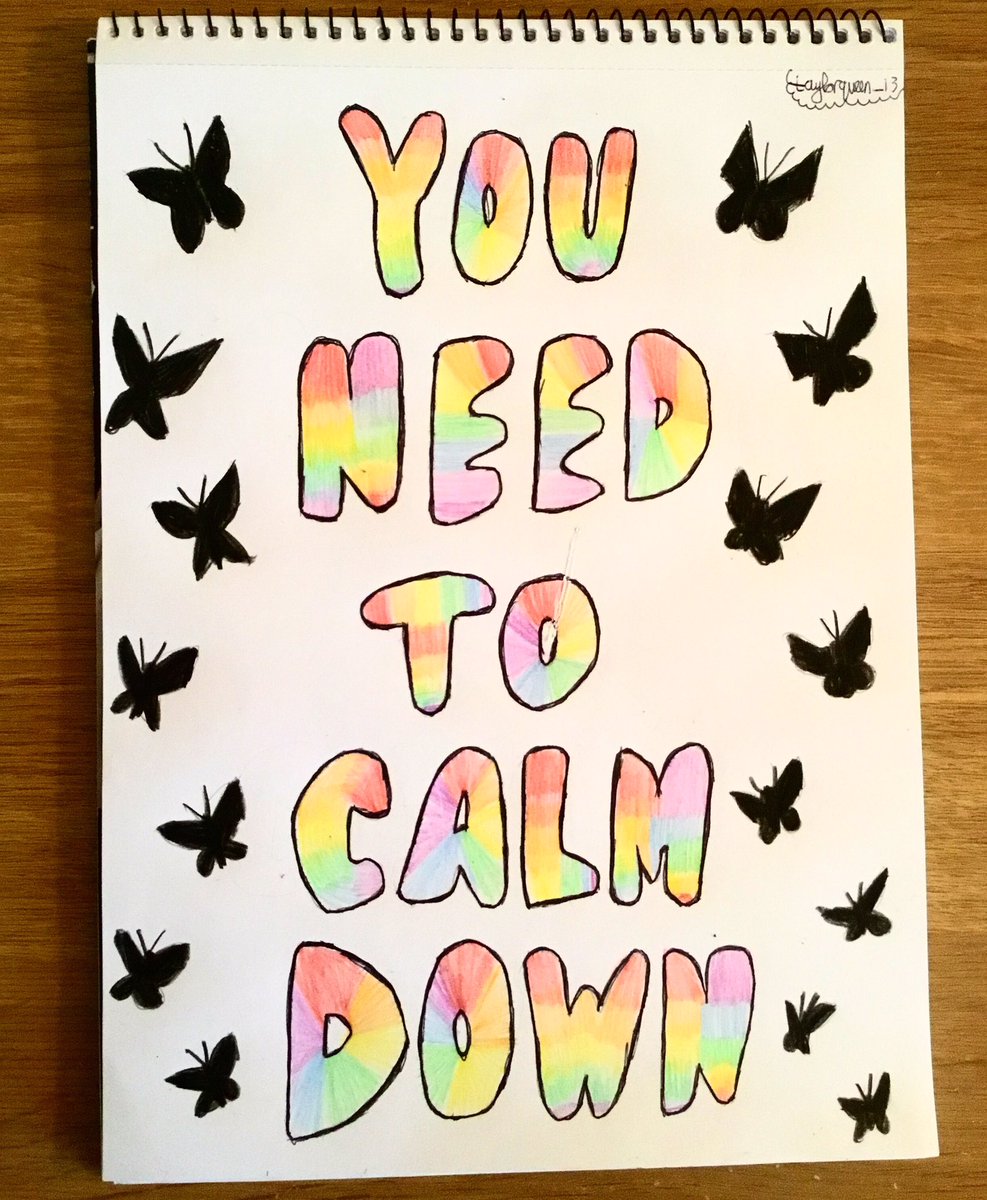 swiftieluv13_'s tweet photo. I made this today โจ๐ #YouNeedtoCalmDown #PreoderLover #TaylorSwift #Swifties @taylorswift13 @taylornation13 https://t.co/WVBksYSFjM