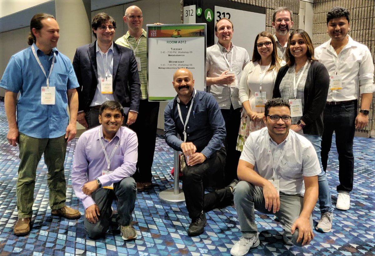 usegalaxyp's tweet photo. Griffin from @UMNews, Hettich from @ORNL, @pratikomics from @usegalaxyp, Blakeley-Ruiz from @ORNL & @MakASaito from @WHOI presented the '#metaproteomics for the Masses' workshop at #ASMSATL conference. Slides : https://t.co/B8tgnIvmvc #microbiome #massspec https://t.co/LxTeCzEeOX