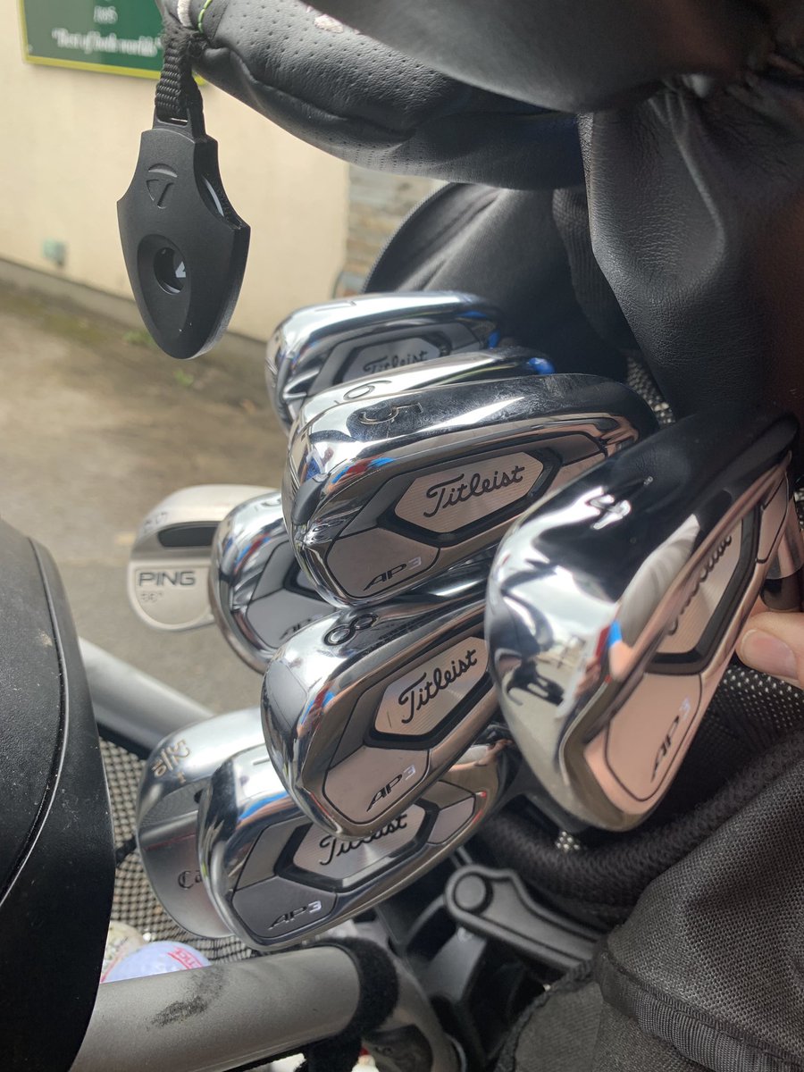 stubarrettgolf's tweet image. Member picked up his @TitleistEurope fitted irons today straight out on the course 36 points in the vets stableford 💥🤛🔥#customfitted #muchlonger
