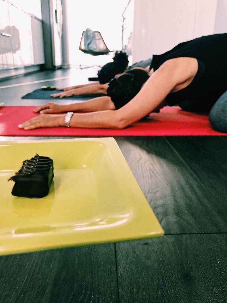 VisitHamiltonCo's tweet photo. Yoga and chocolate? Yes, please 😋 Keep your eyes peeled for chocolate making classes and more at @xchocolart in @carmelartdesign later this year! 🧘‍♀️🍫 https://t.co/wxoEfQgv9w